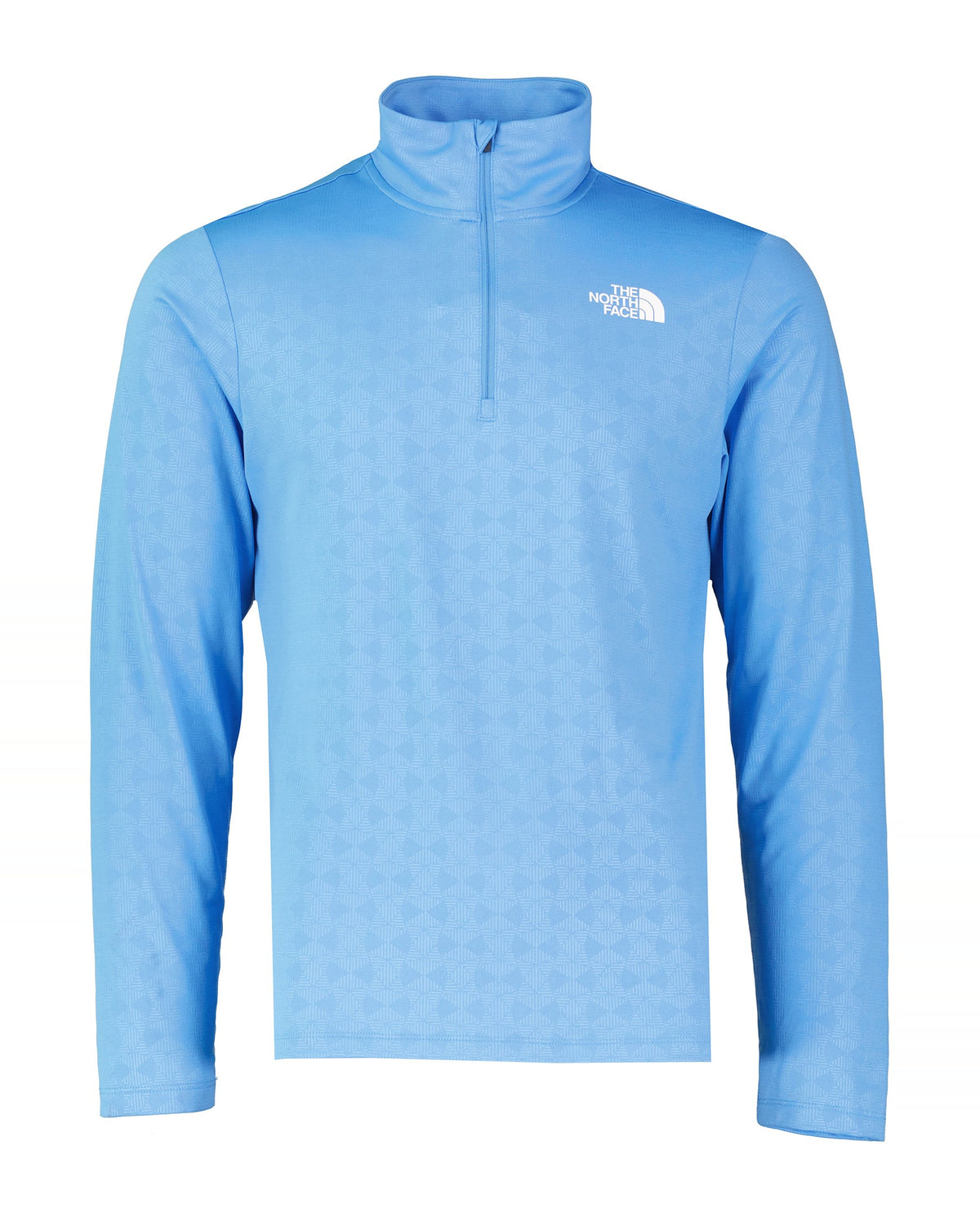 Mens The North Fcae 24/7 PT EMB Marina Blue 1/4 Zip Top — view 2