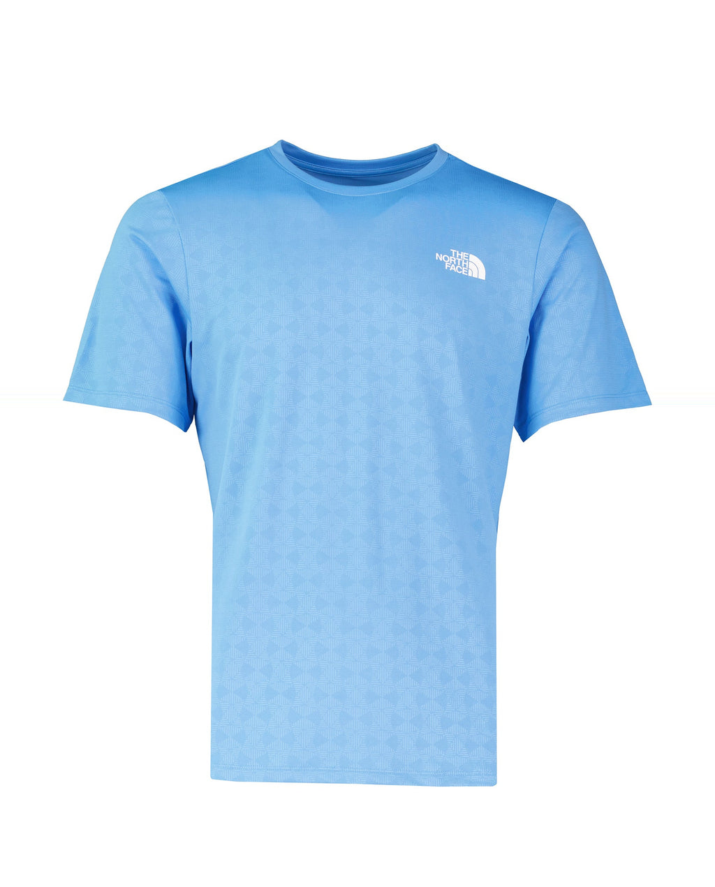 Mens The North Face 24/7 PTD EB RG SS Marina Blue T Shirt — view 2