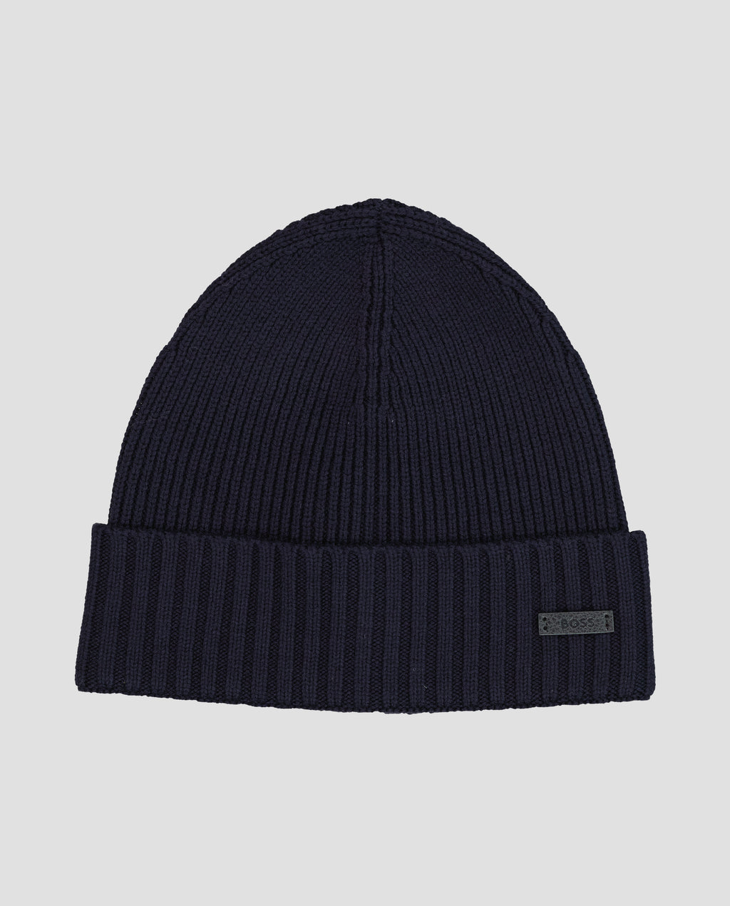 Men's BOSS Black Fati Dark Blue Beanie Hat