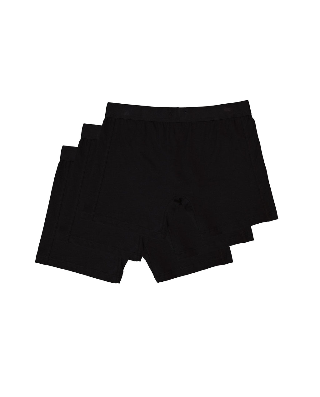 Mens BOSS Black BoxerBr 3P BOSS ONE in Black — view 2