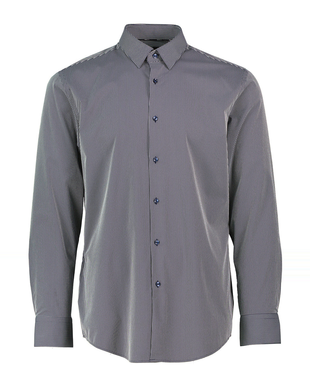 Mens BOSS Black P-HANK-kent-C1-222 Dark Blue Slim Fit Shirt - image 2