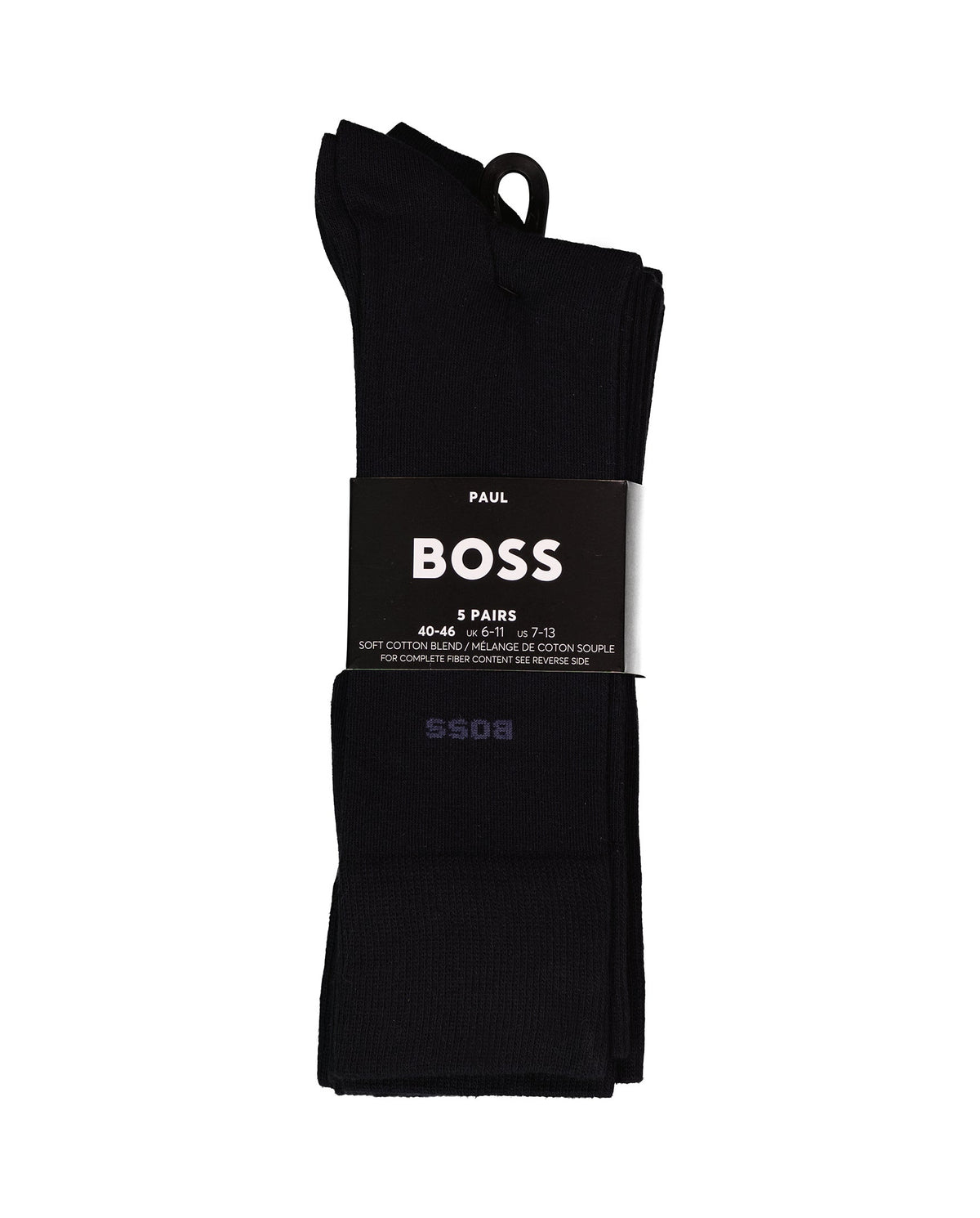 BOSS Bodywear & Swimwear 5P RS Uni CC Dark Blue Socks — view 2