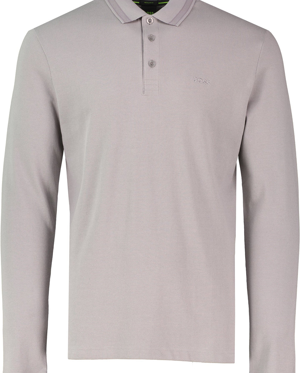 BOSS Green Plisy Open Grey Polo Shirt - image 2