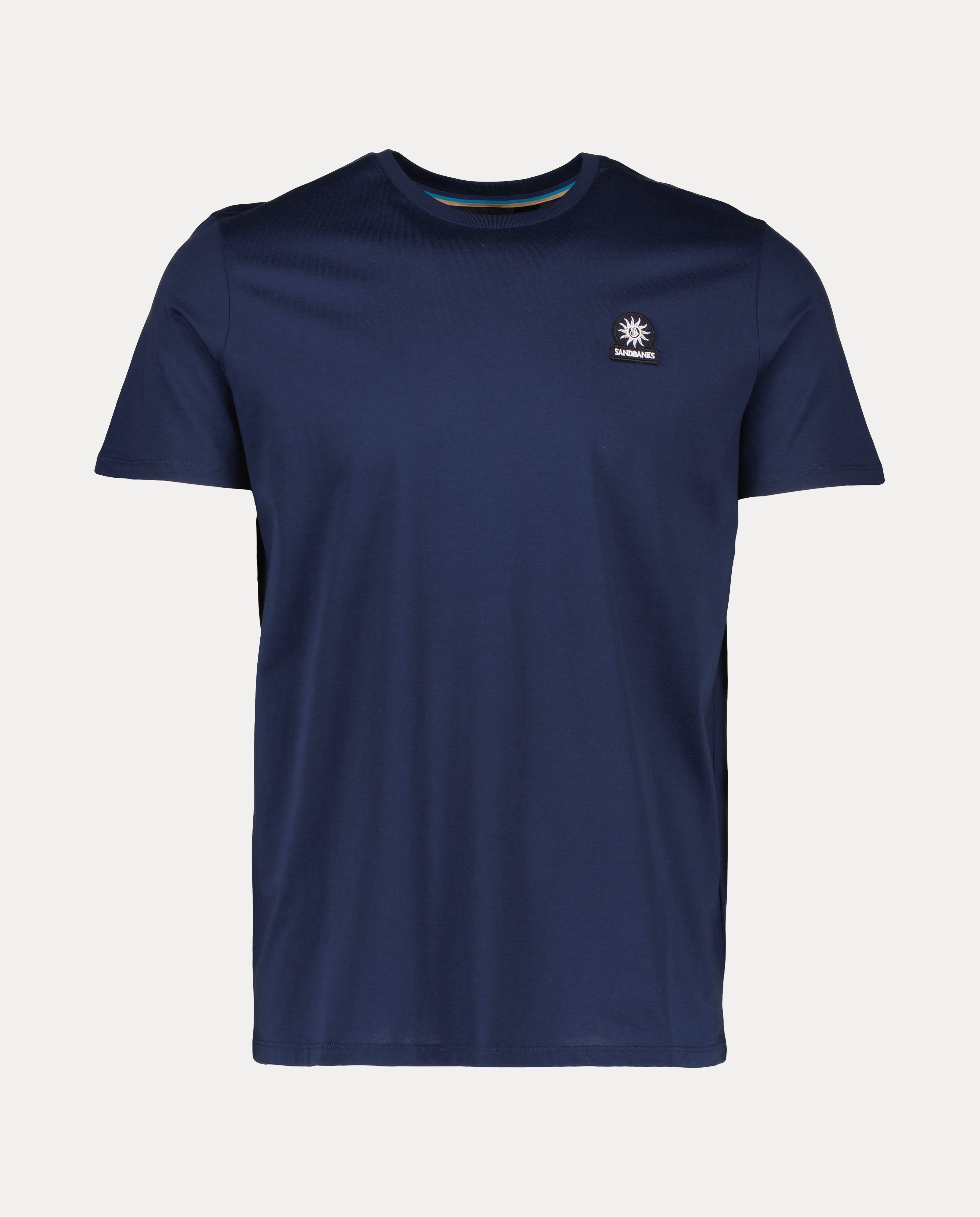 Men's Sandbanks Badge Logo Navy T Shirt - image 2