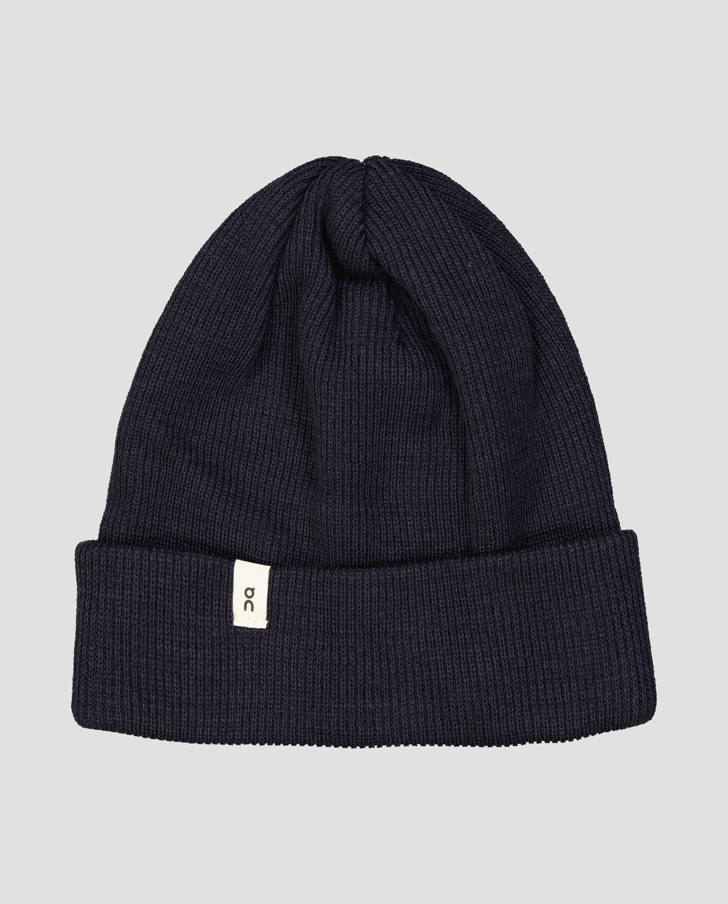 On Running beanie in navy merino wool