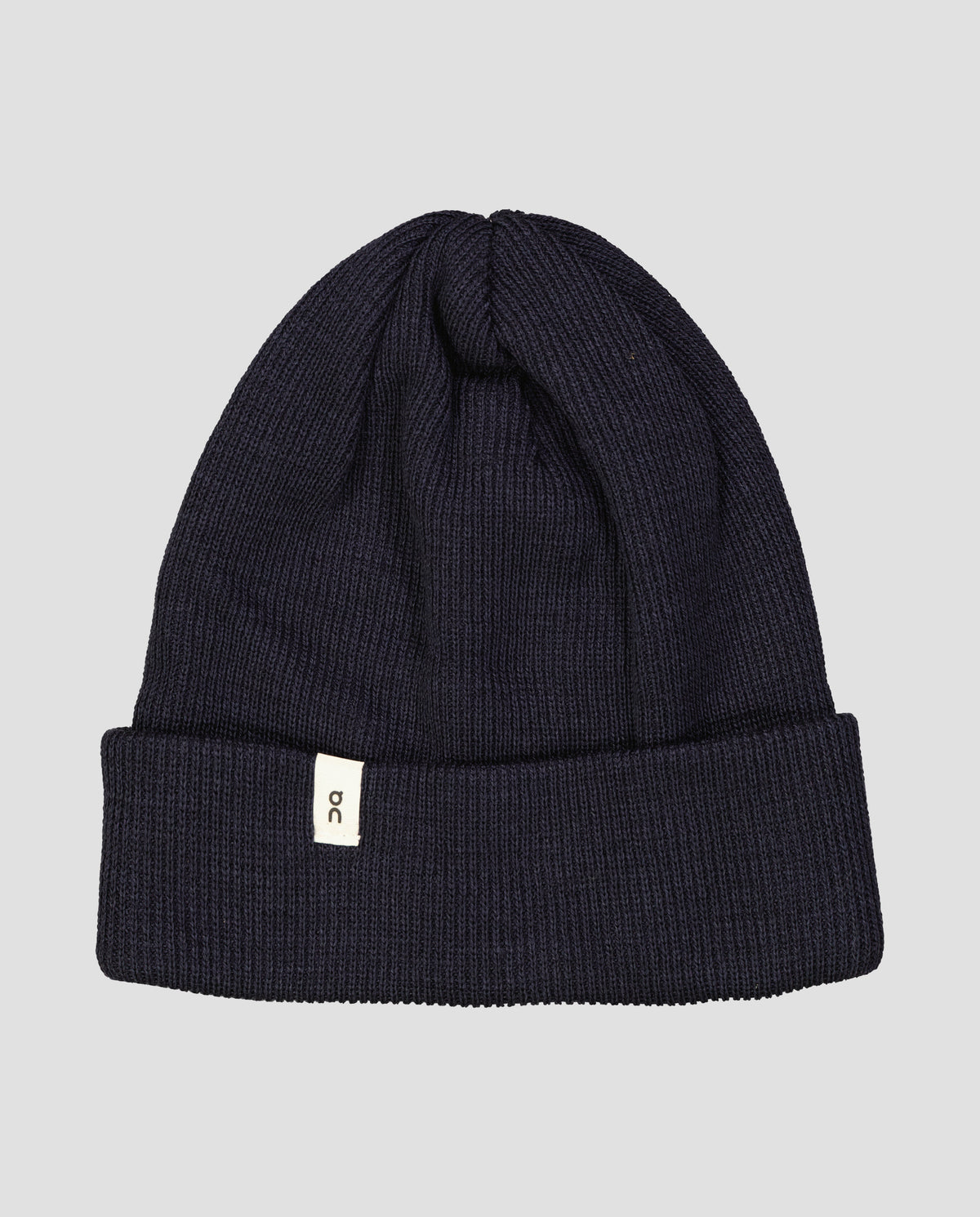 On Running beanie in navy merino wool