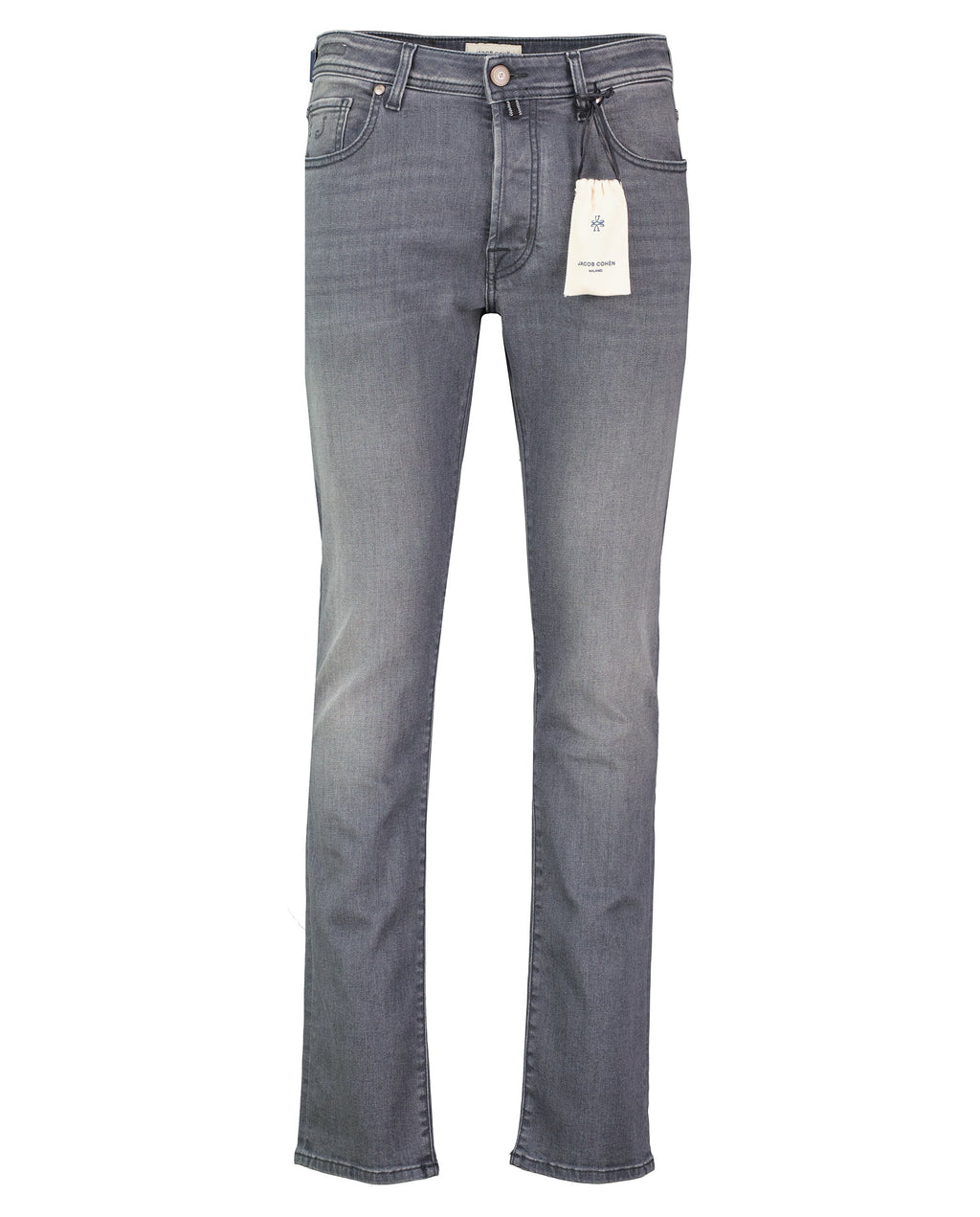 Mens Jacob Cohen 5PKT Bard Slim Fit Grey Jeans — view 2