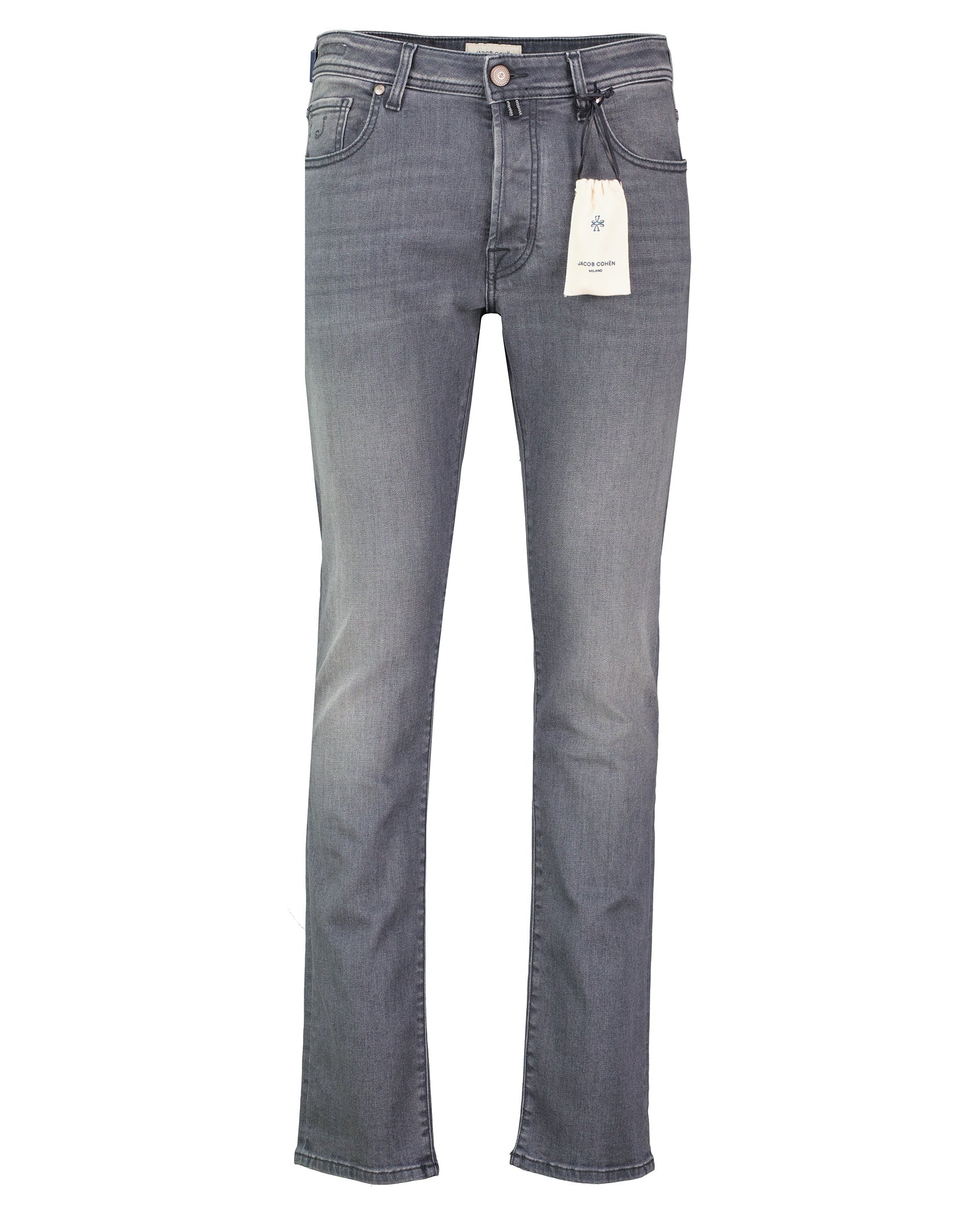 Mens Jacob Cohen 5PKT Bard Slim Fit Grey Jeans — view 2