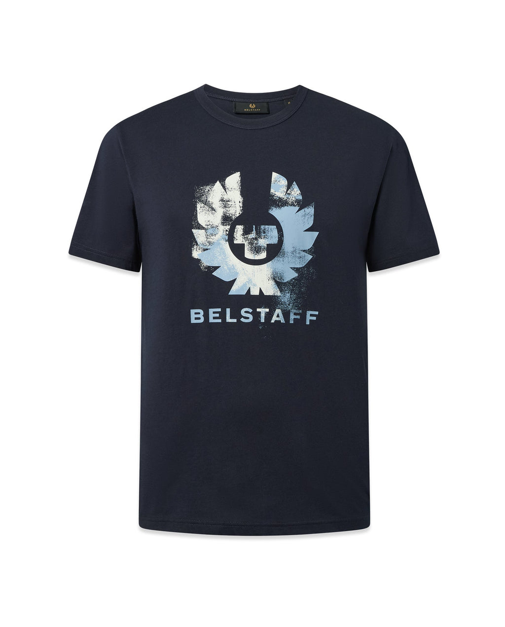 Mens Belstaff Dark Ink Blur T Shirt — view 2