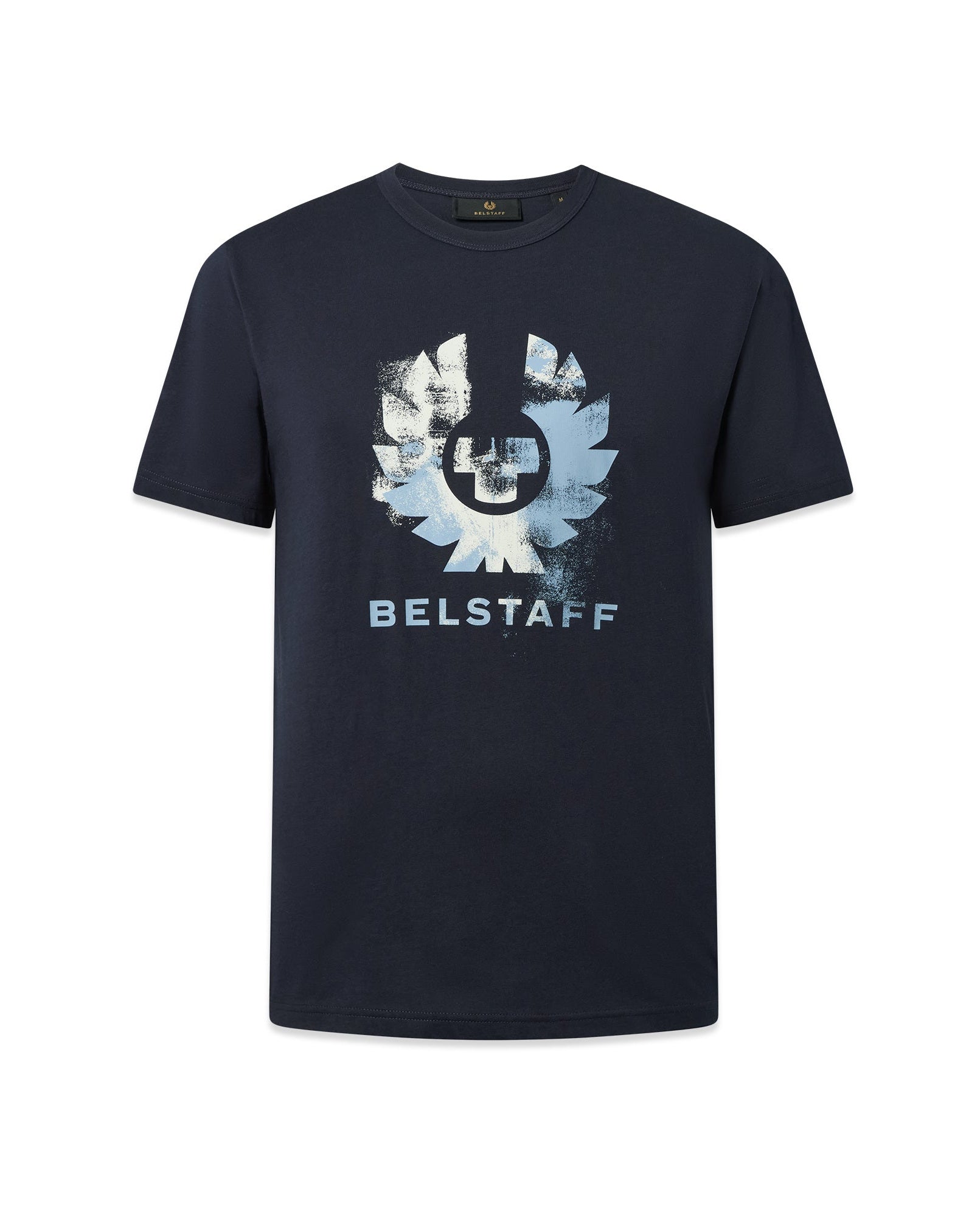 Mens Belstaff Dark Ink Blur T Shirt — view 2
