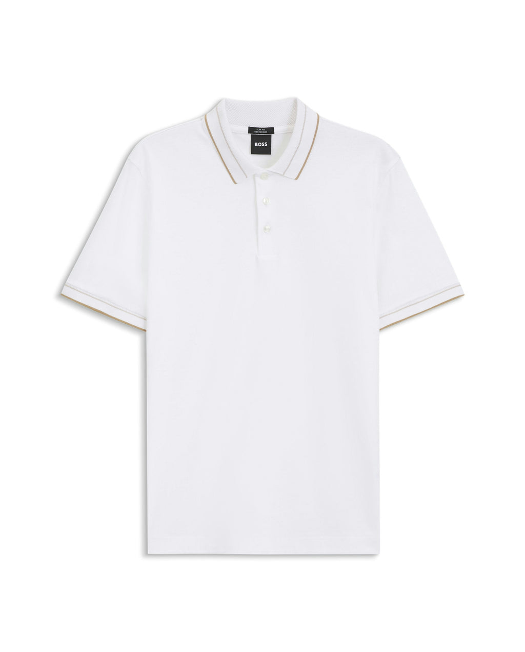 BOSS Black H-Phillipson 195 White Polo Shirt — view 2