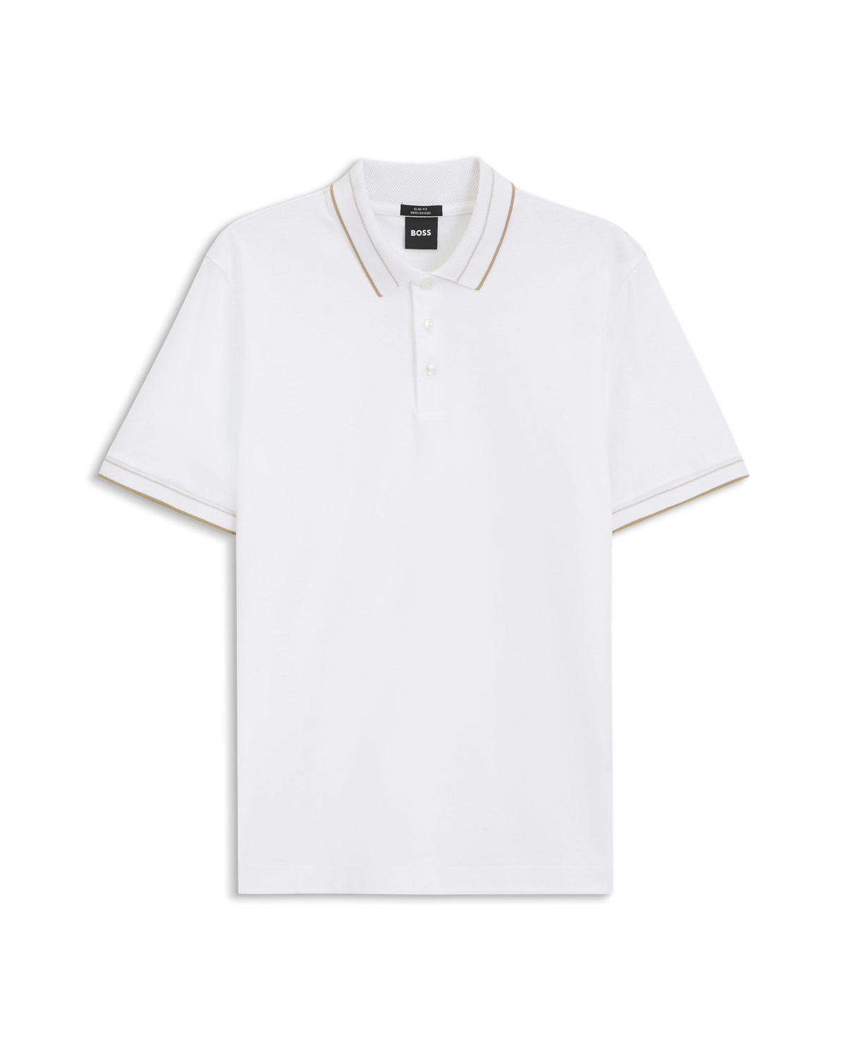 BOSS Black H-Phillipson 195 White Polo Shirt — view 2