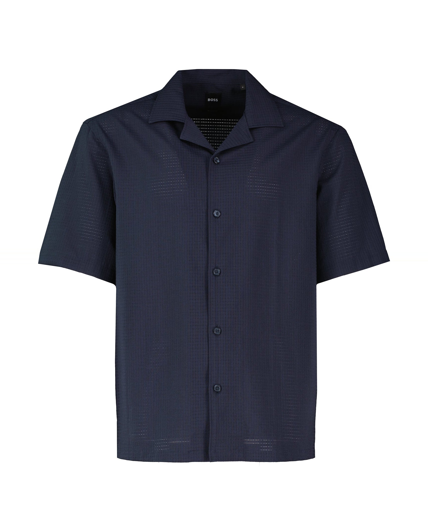 BOSS Black P-LARS-CAMP-262 Dark Blue Shirt