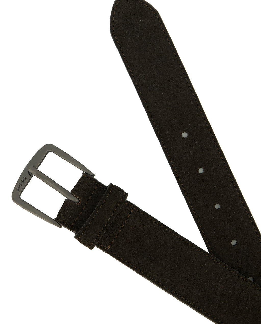 BOSS Black Syhr-Sd-St_Sz35 Dark Brown Belt — view 2