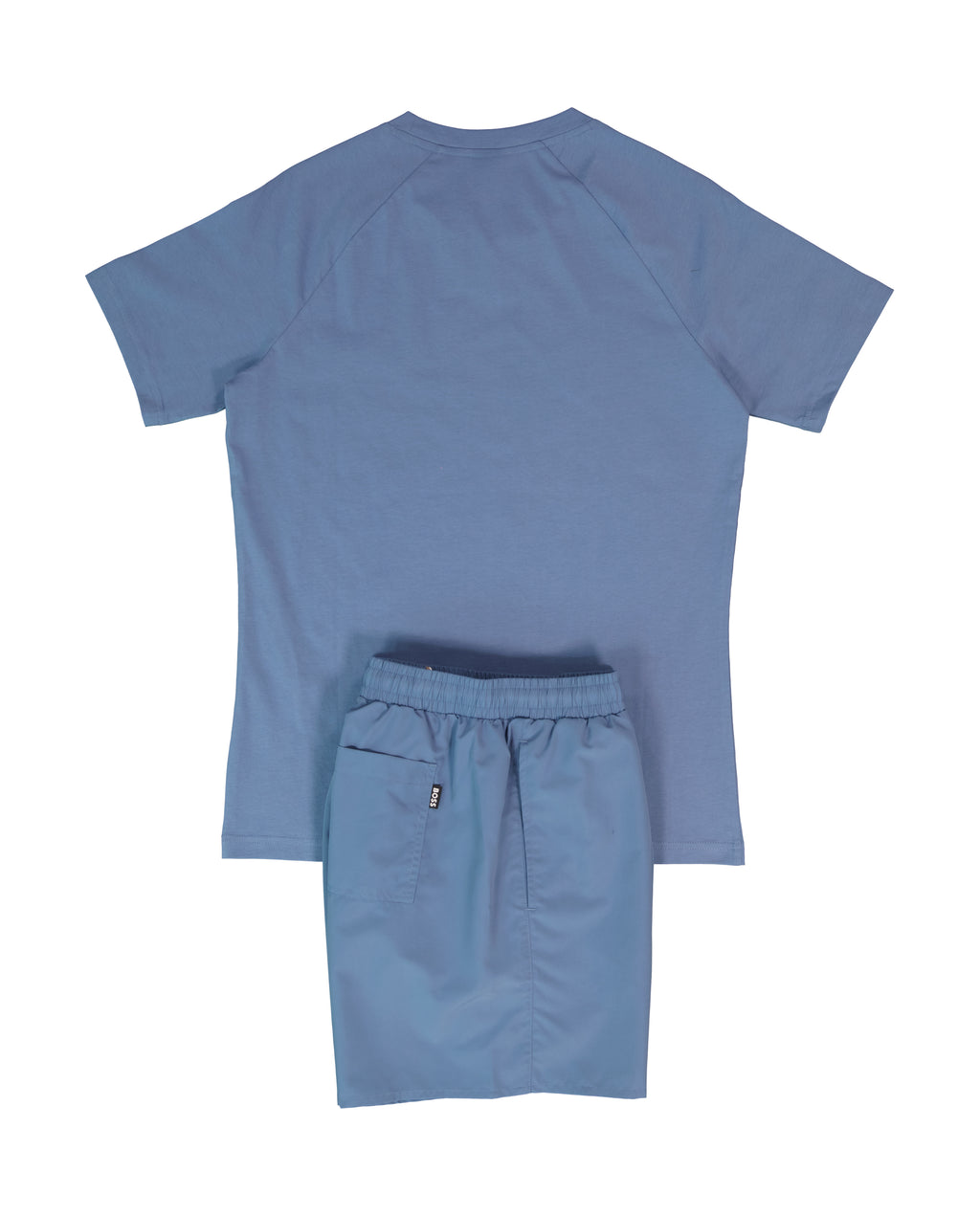 BOSS Black T-Shirt RN Slim Fit Light/Pastel Blue & Swordfish Swimwear Set — view 2