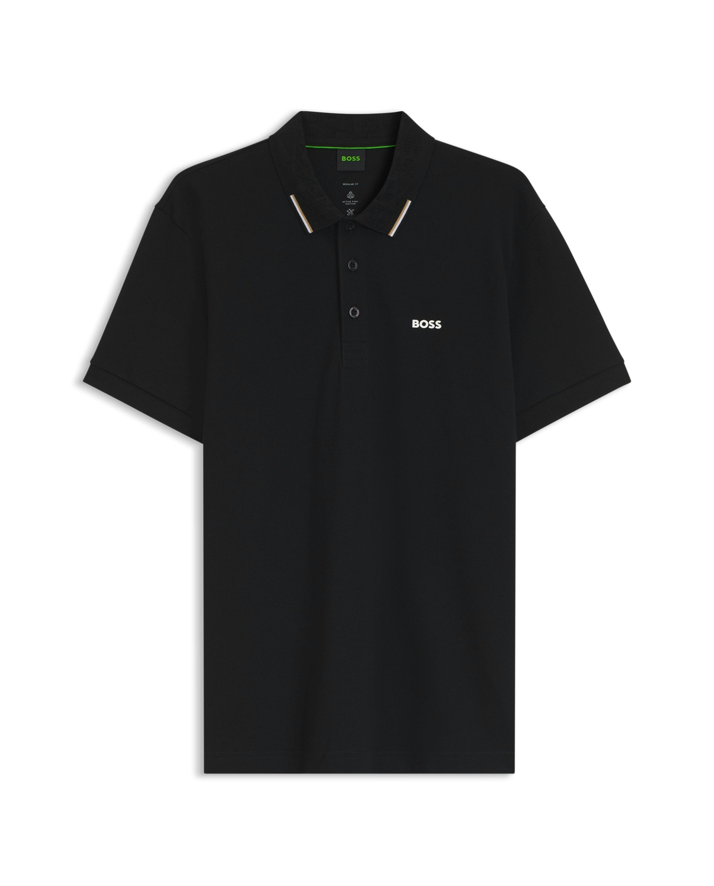 BOSS Green PL GOC Swing Black Paddy Polo Shirt — view 2