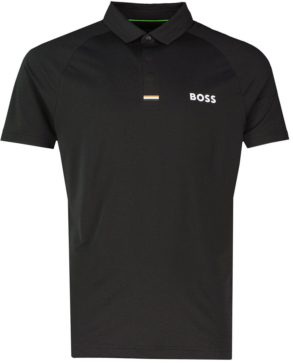 BOSS Green PL_GOC Paddytech Black Polo Shirt