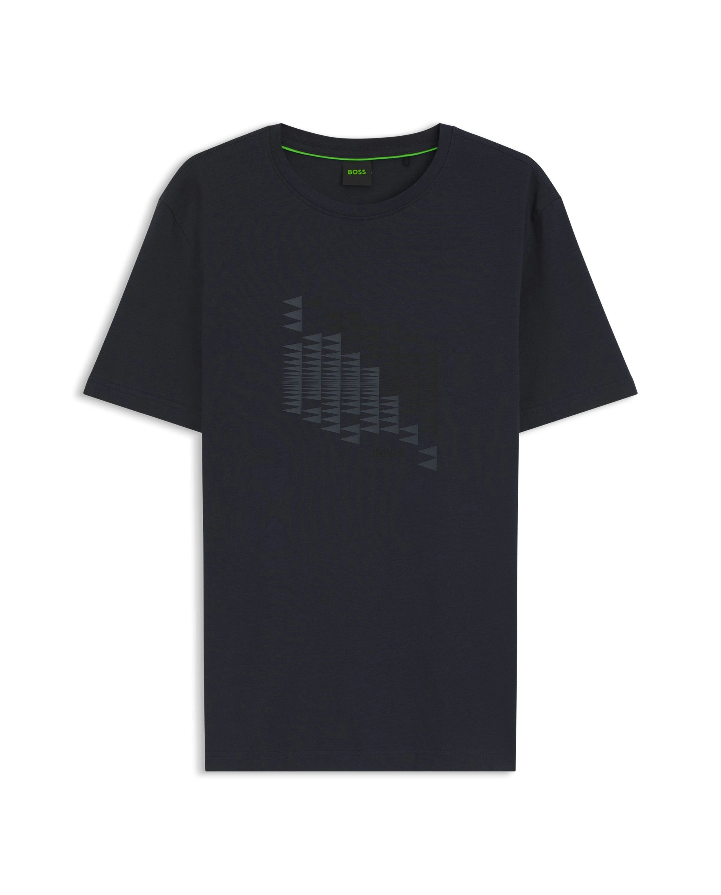 BOSS Green TS Network Flag Dark Blue T Shirt — view 2