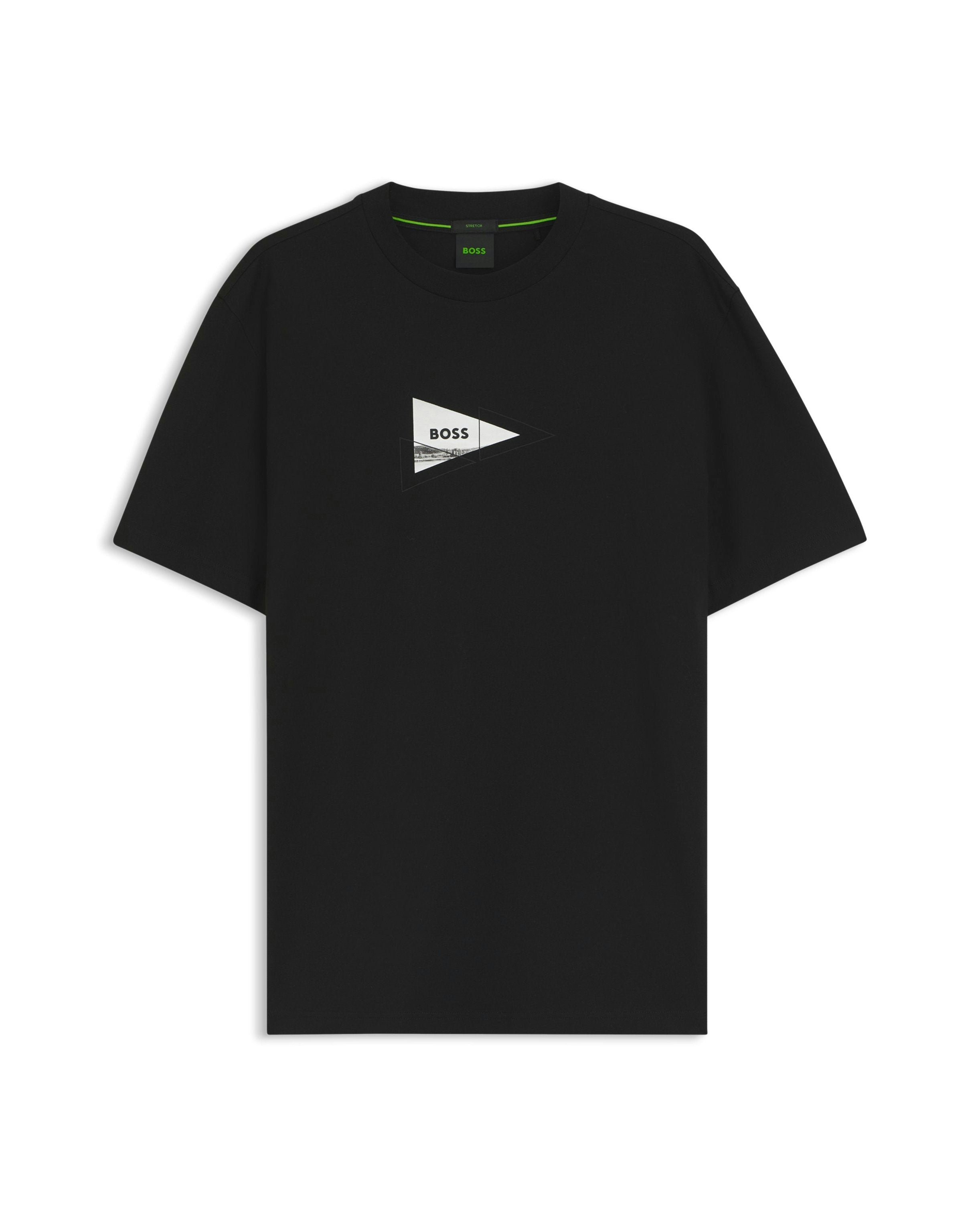 BOSS Green TS Network Photo Black T Shirt — view 2