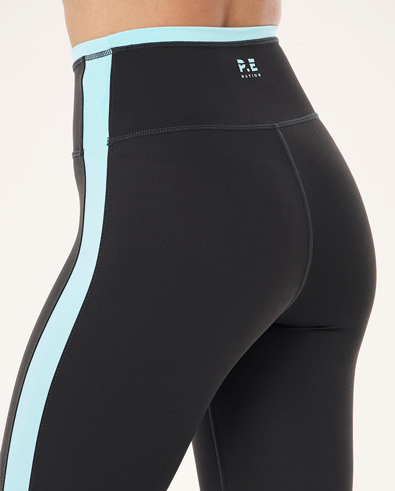 Womens P.E Nation Convex Full Length Legging Smokestone — view 2