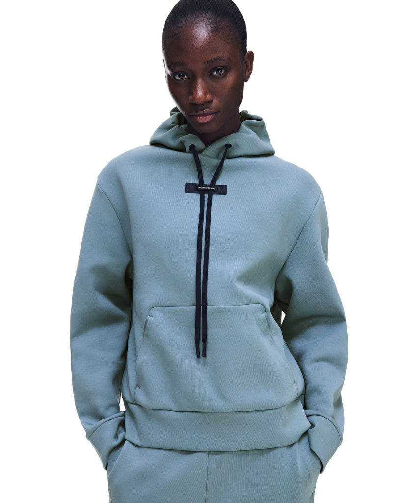 Women's On Running Focus Tech Hoodie 1 Agave