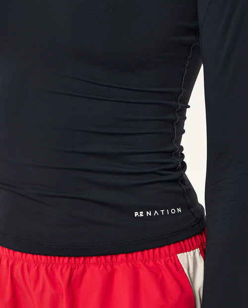 Women's P.E Nation Foundation Long Sleeve Top in Dark Sapphire — view 2