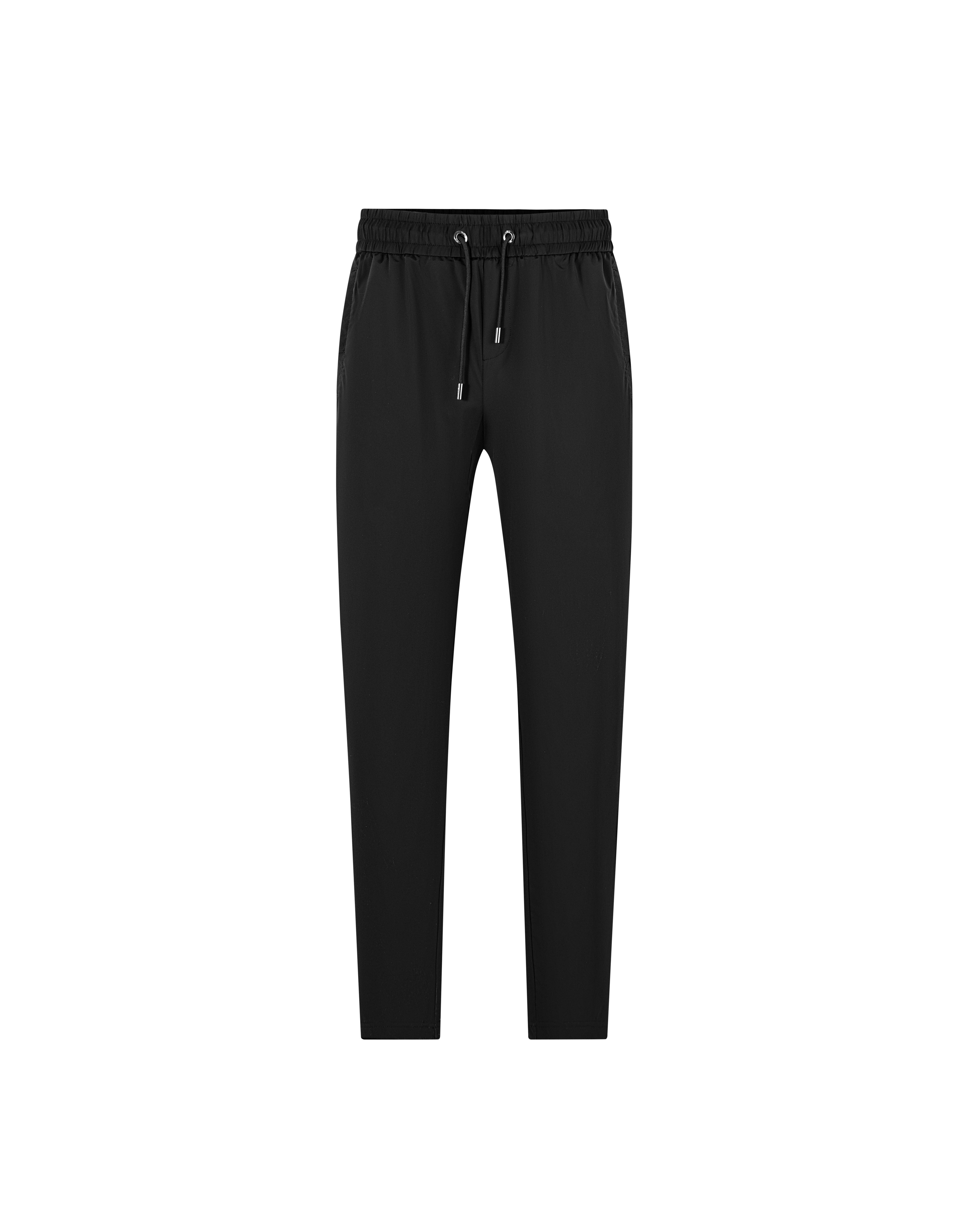 Men's Catini Intorno Tech Trousers in Black — image 1