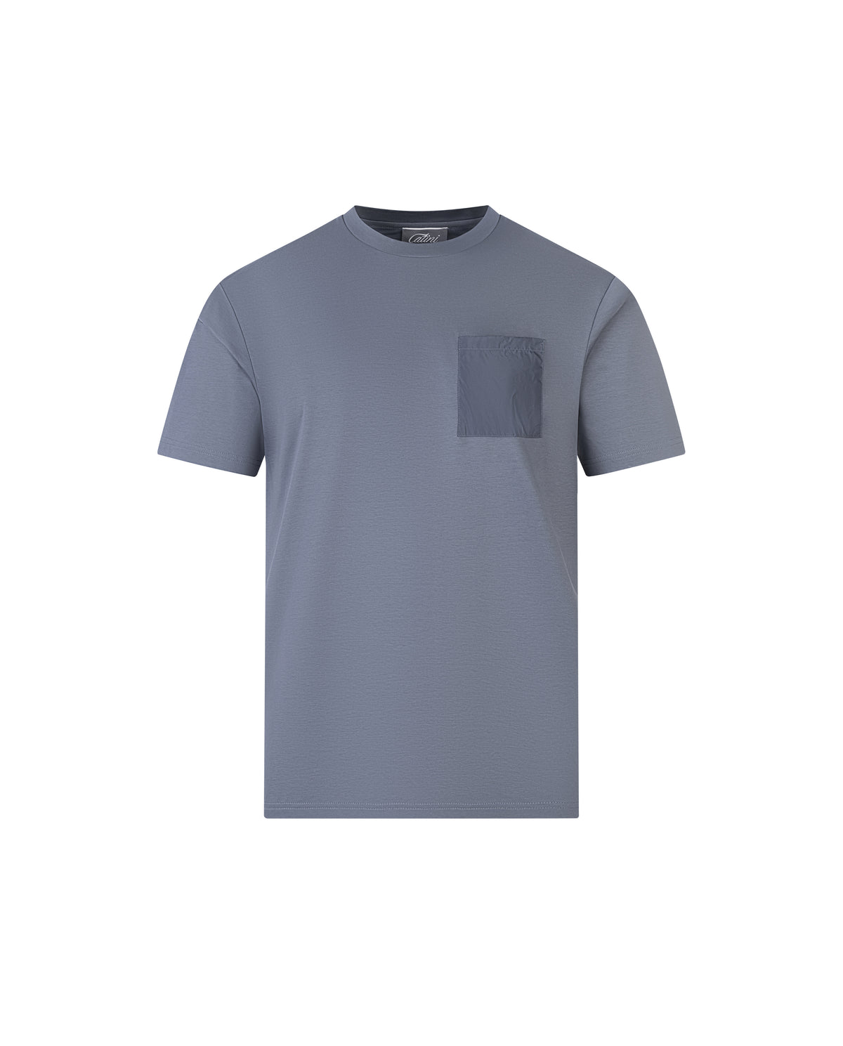 Men's Catini Firenze Pocket T-Shirt in Slate — image 1