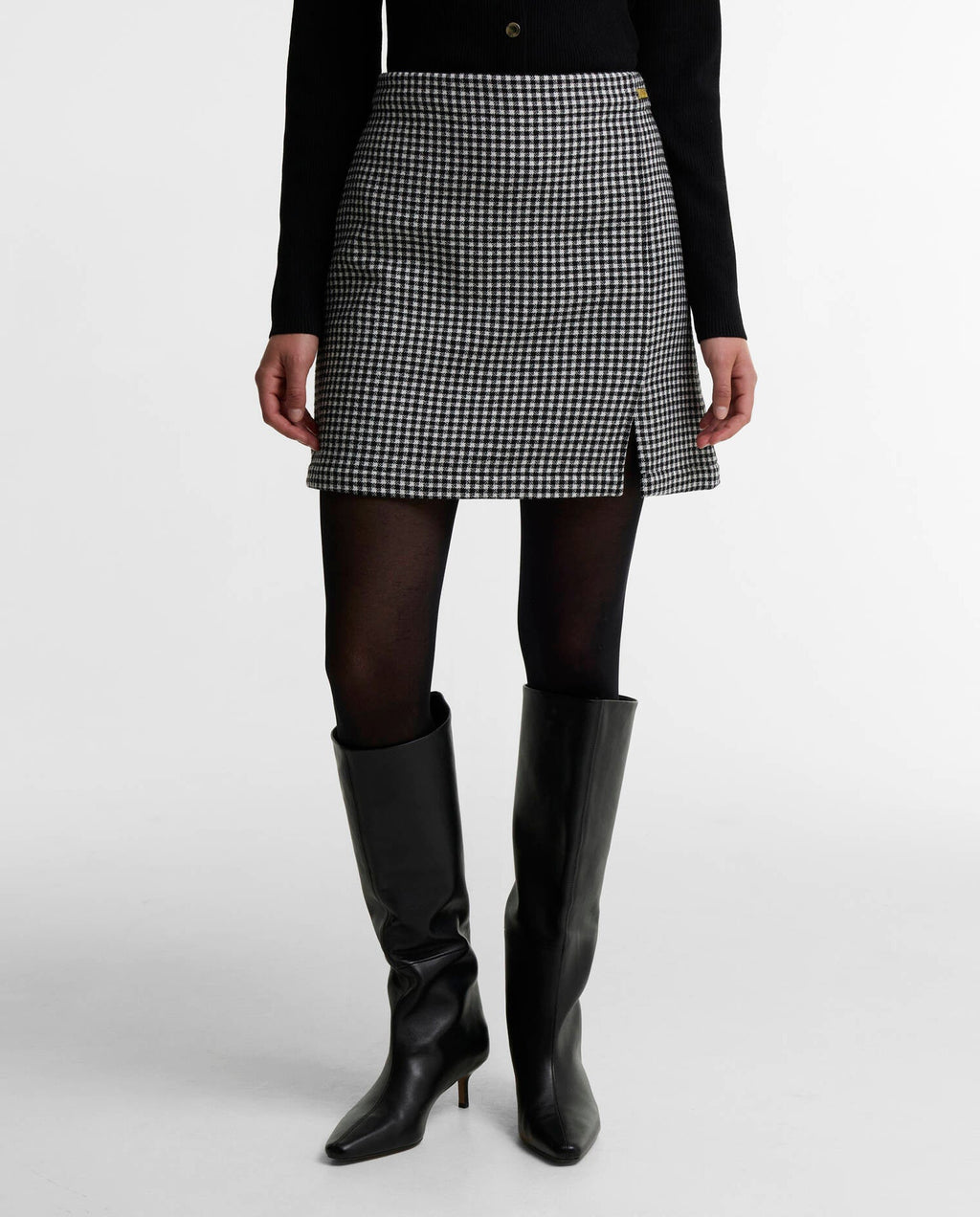 Women's Barbour International Halina Mini Skirt In Multi — view 2