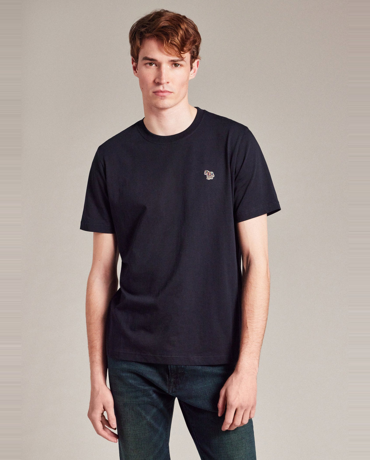 Paul Smith Navy Zebra T-Shirt on Model