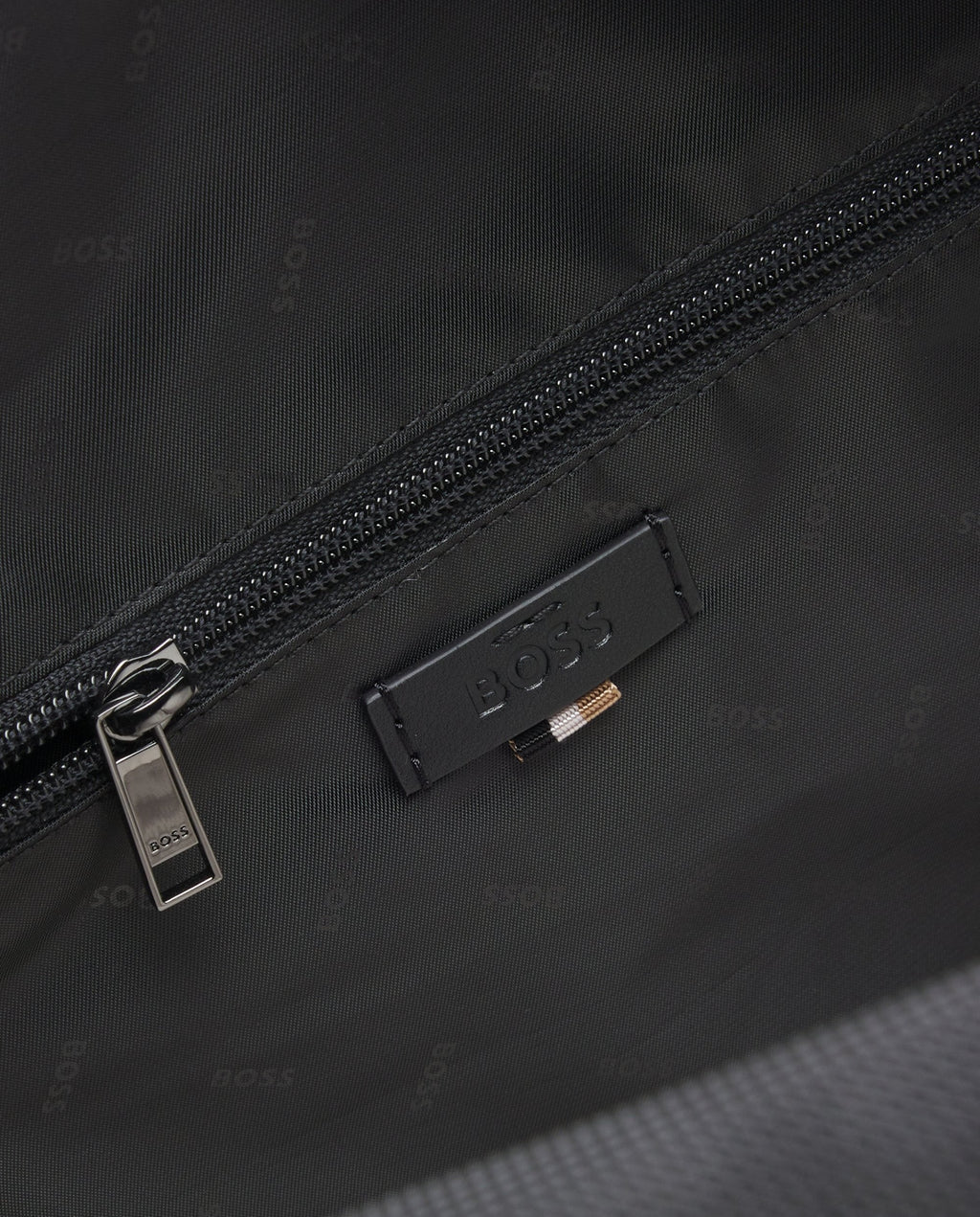Men's BOSS Black Ray_N Black Soft Holdall Bag — view 2