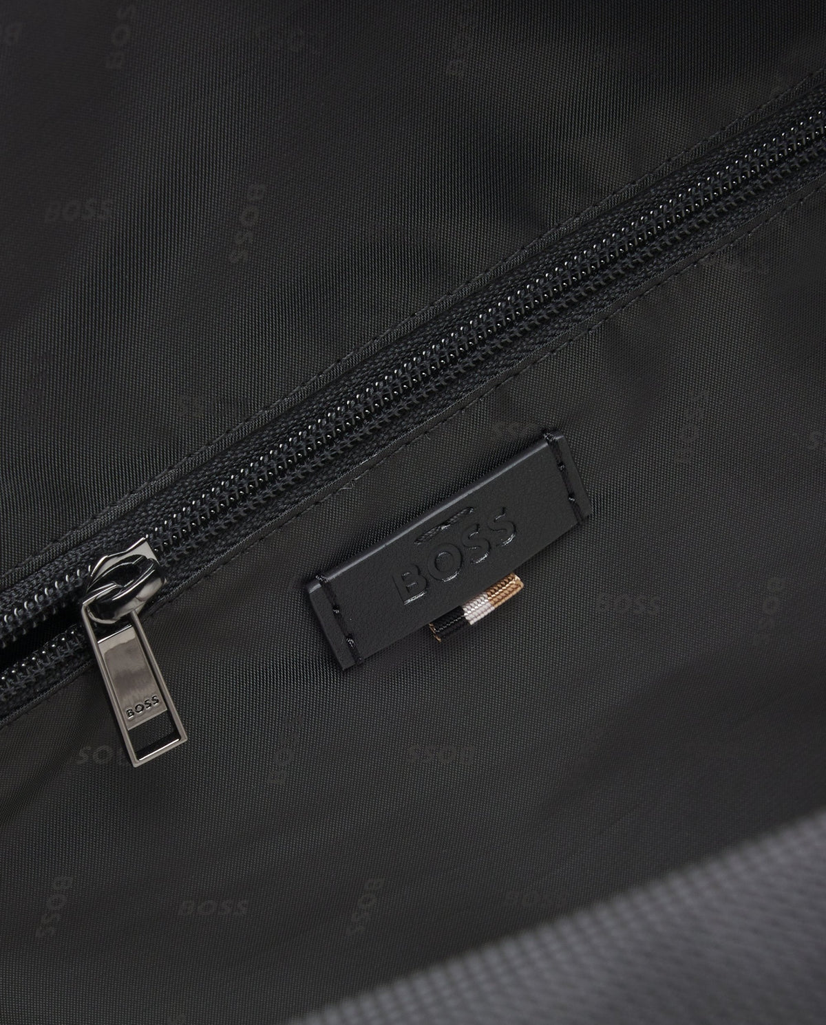 Men's BOSS Black Ray_N Black Soft Holdall Bag — view 2