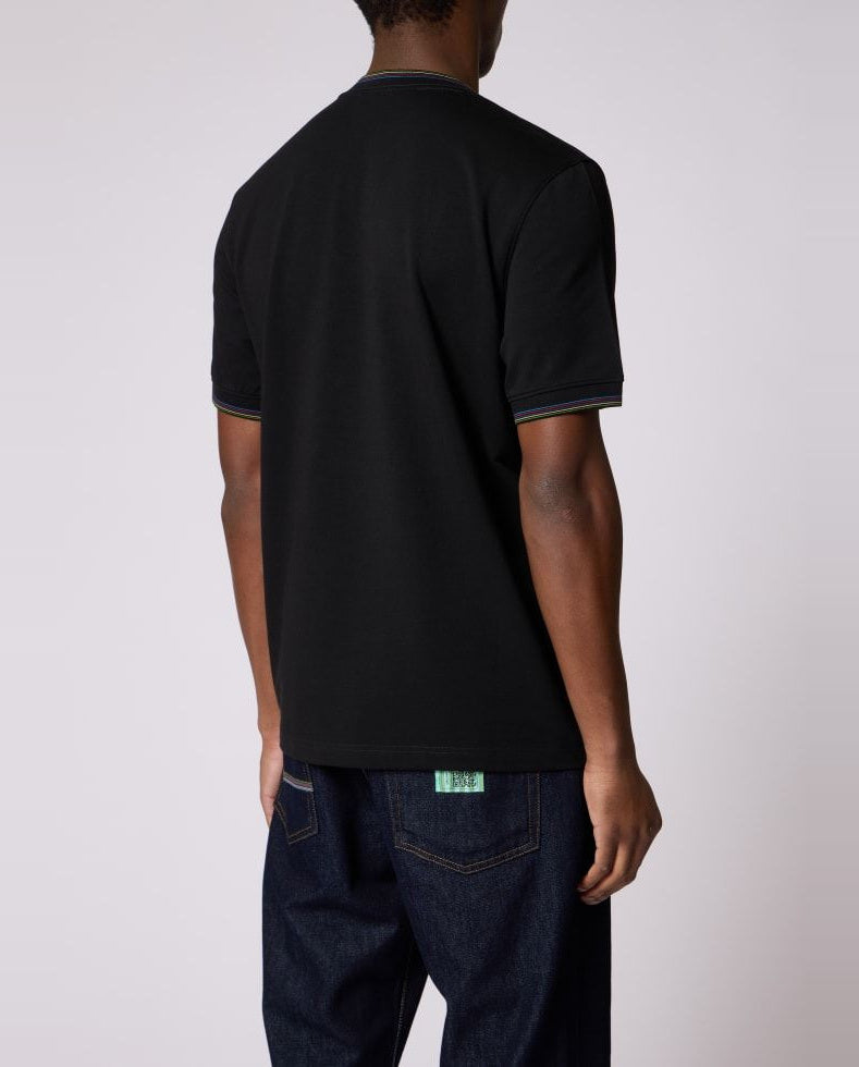 Men's Paul Smith Regular Fit Short Sleeve T-Shirt - Black — view 2