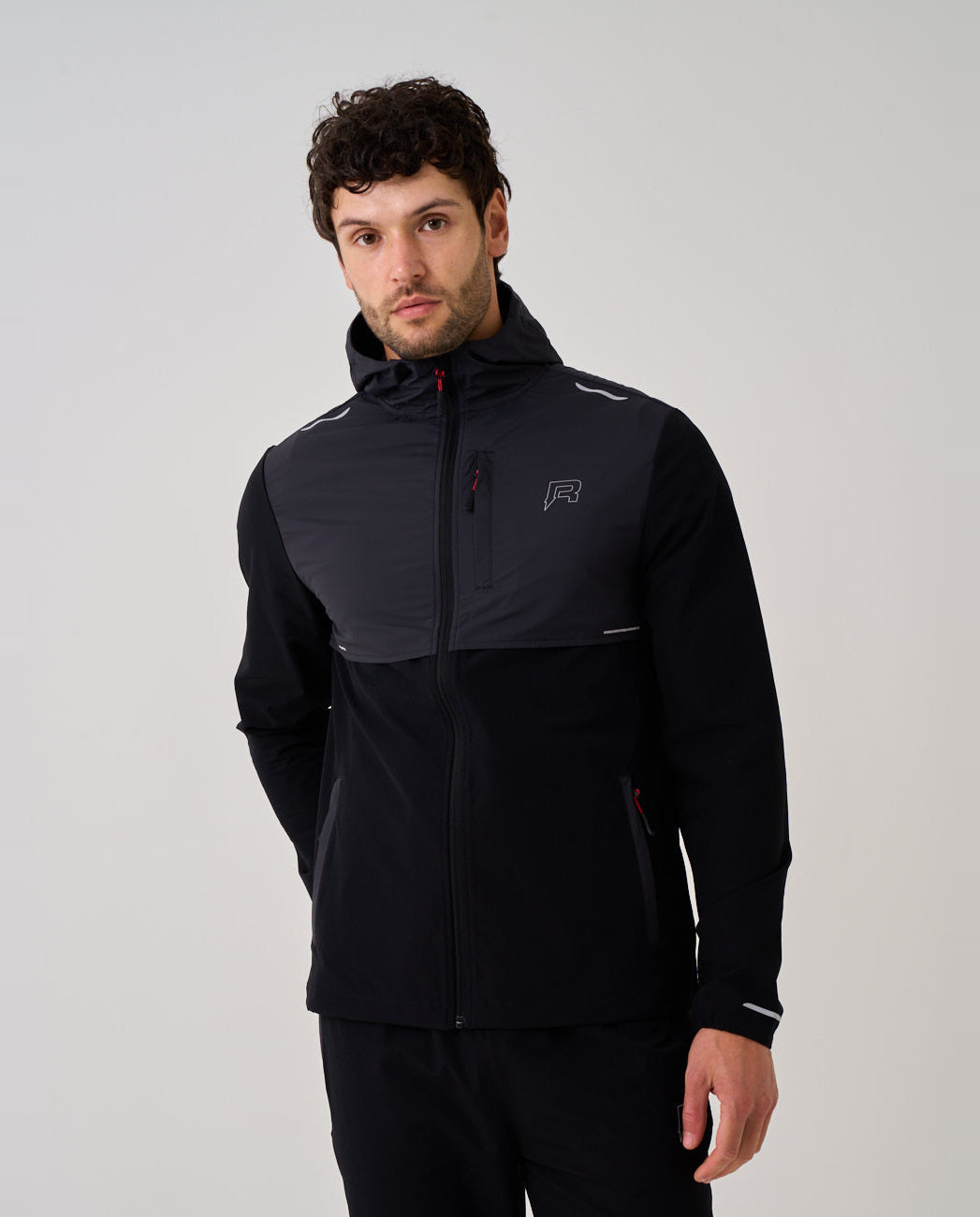 Men's Reprimo Black Red Summit Windbreaker — view 2
