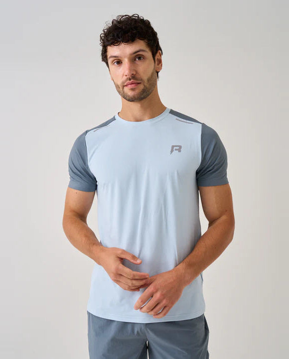 Men's Reprimo Sky Blue Flight T-Shirt & Short Set — view 2