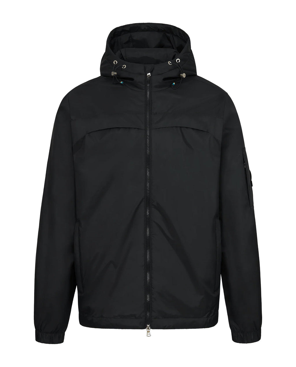 Men's Sandbanks Meridian Nylon Black Windbreaker - image 2