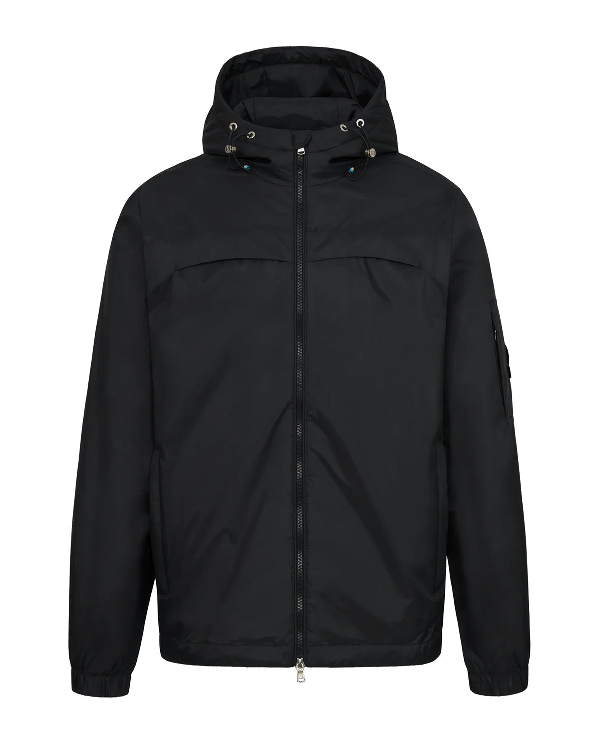 Men's Sandbanks Meridian Nylon Black Windbreaker - image 2