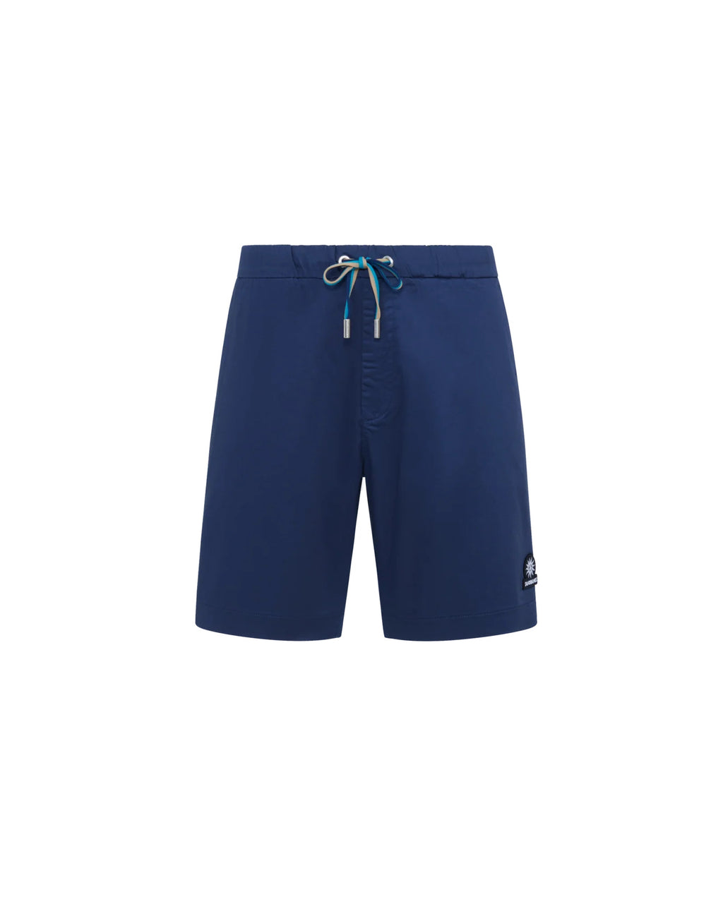 Men's Sandbanks Navy Relaxed Cotton Drawstring Short — view 2