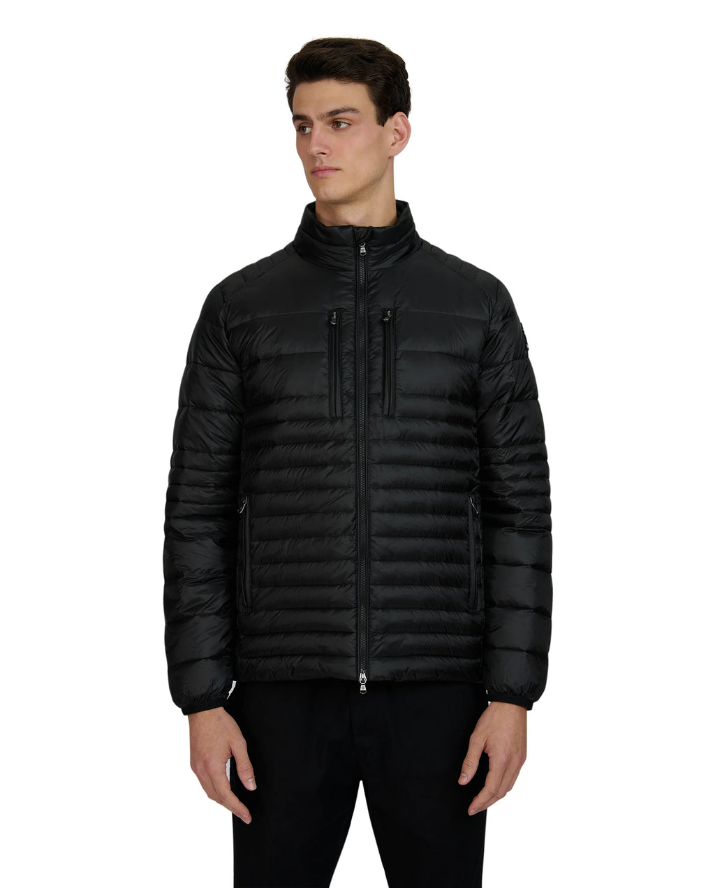 Men's Sandbanks Ripstop Micro Puffer Jacket in Black