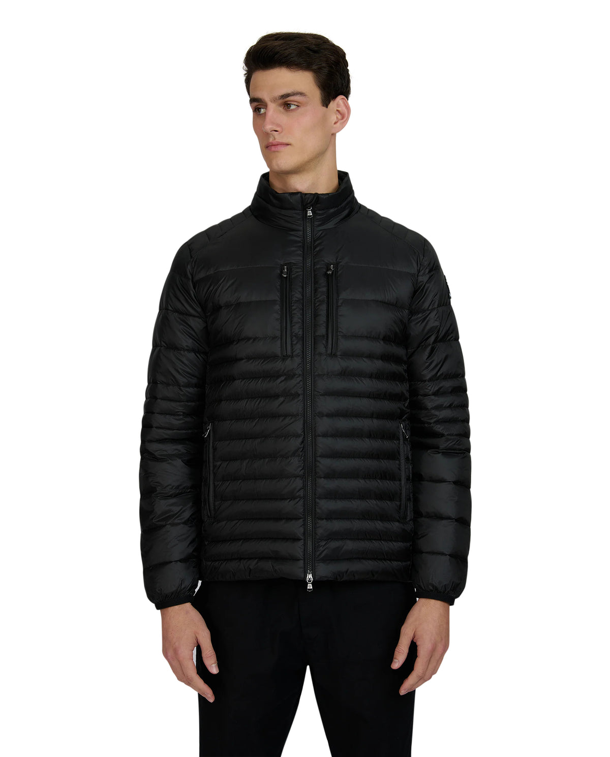 Men's Sandbanks Ripstop Micro Puffer Jacket in Black