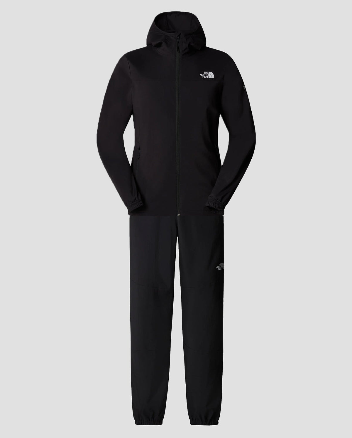 Men's The North Face Black Mountain Athletics Hooded Wind Jacket & Pant Tracksuit Set