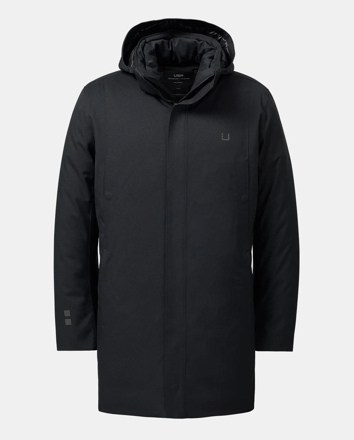 Men's UBR Black Redox Down Parka - image 2