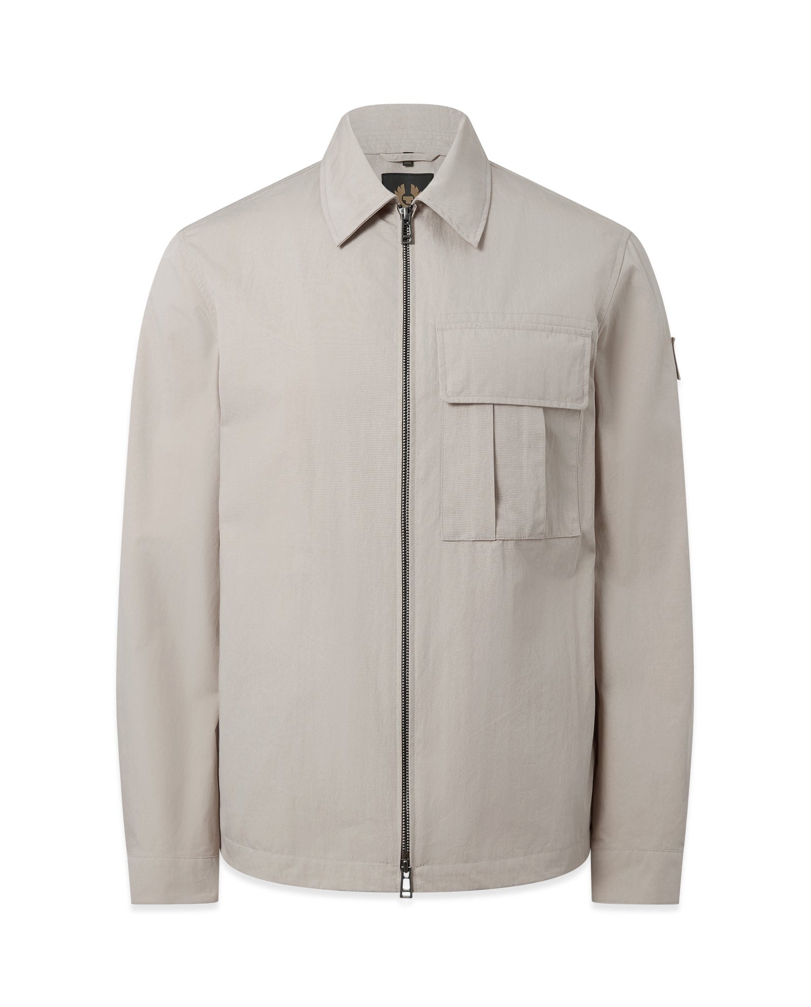 Mens Belstaff Cargo Overshirt Concrete Overshirts