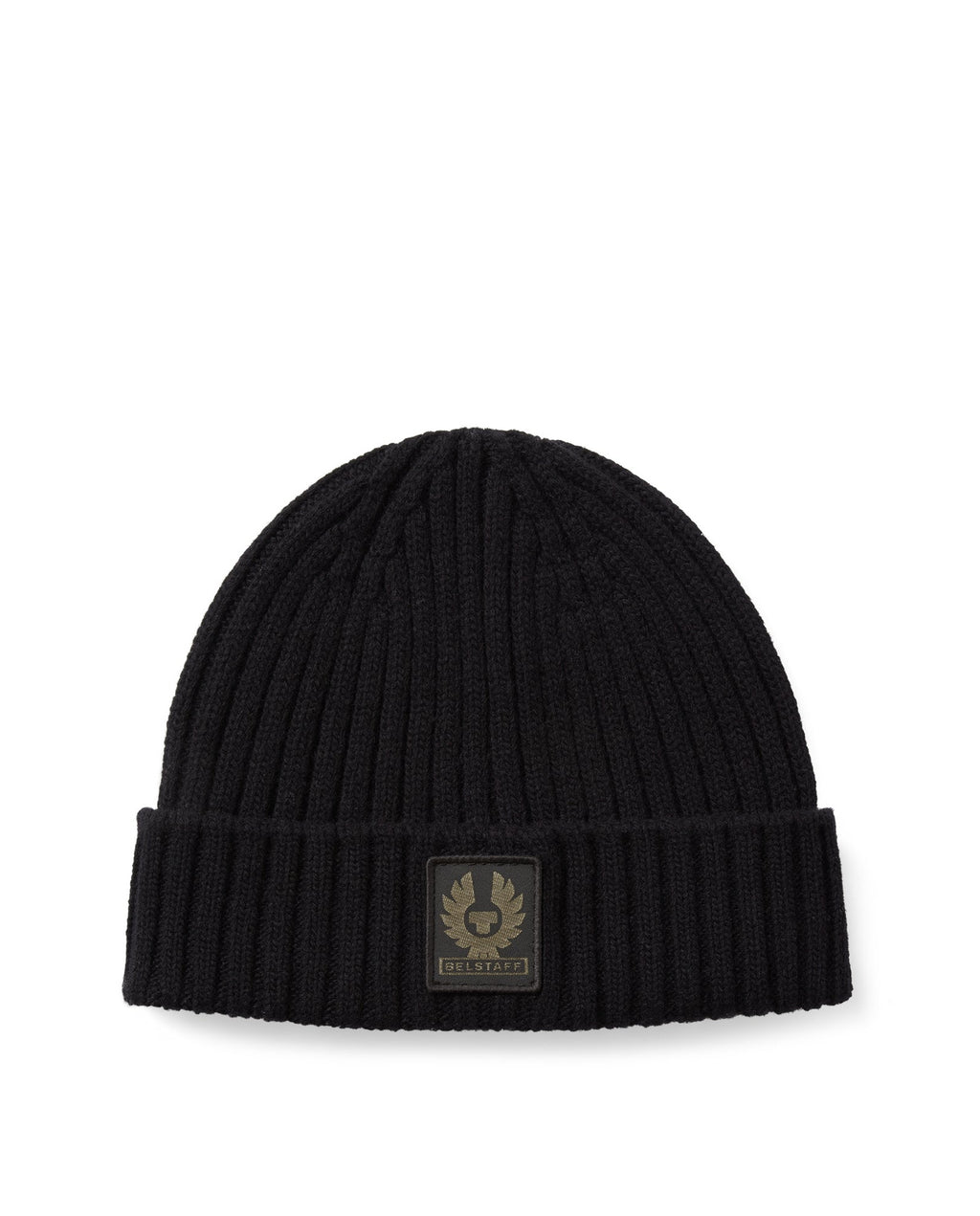 Mens Belstaff Watch Beanie Hat Black