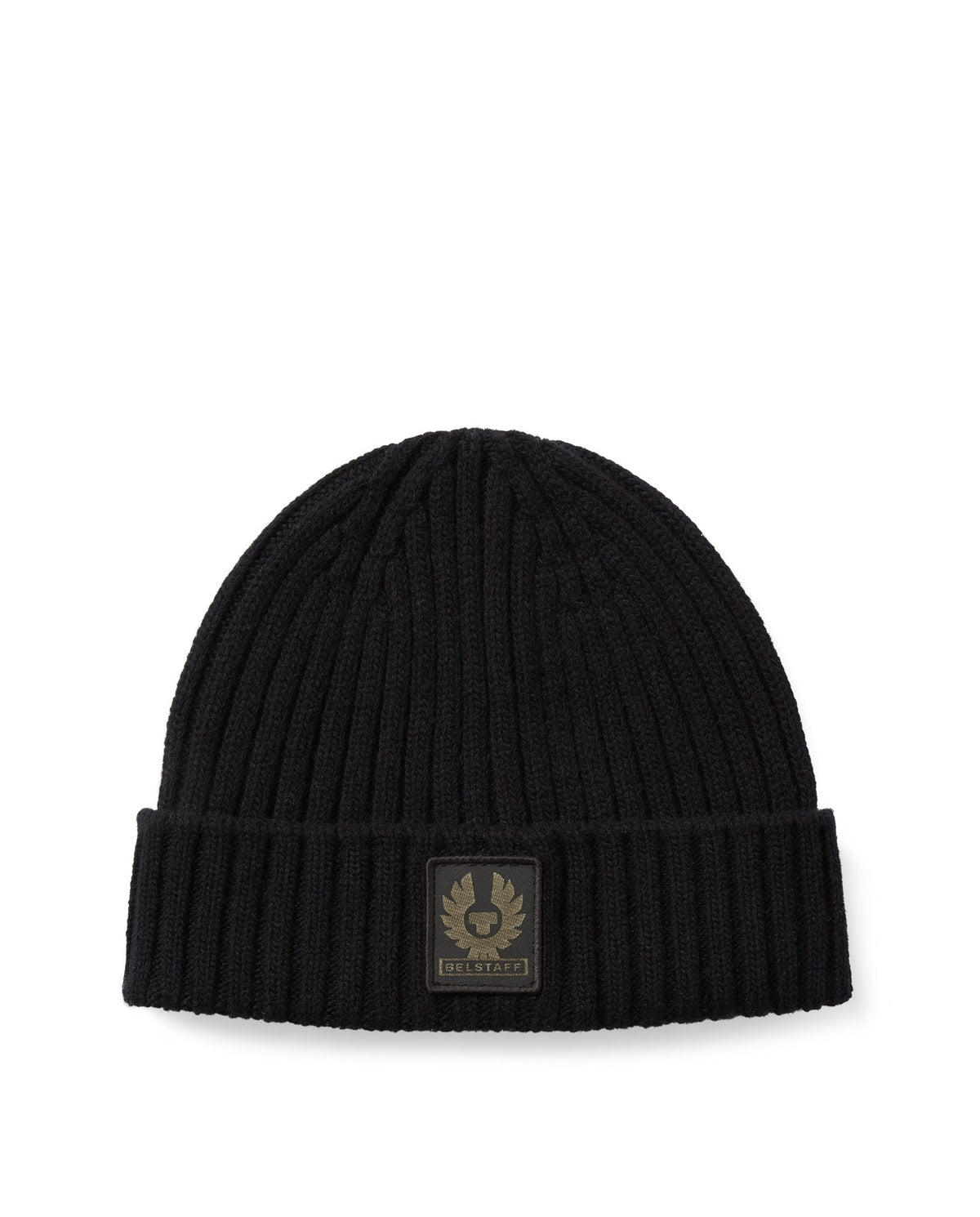 Mens Belstaff Watch Beanie Hat Black