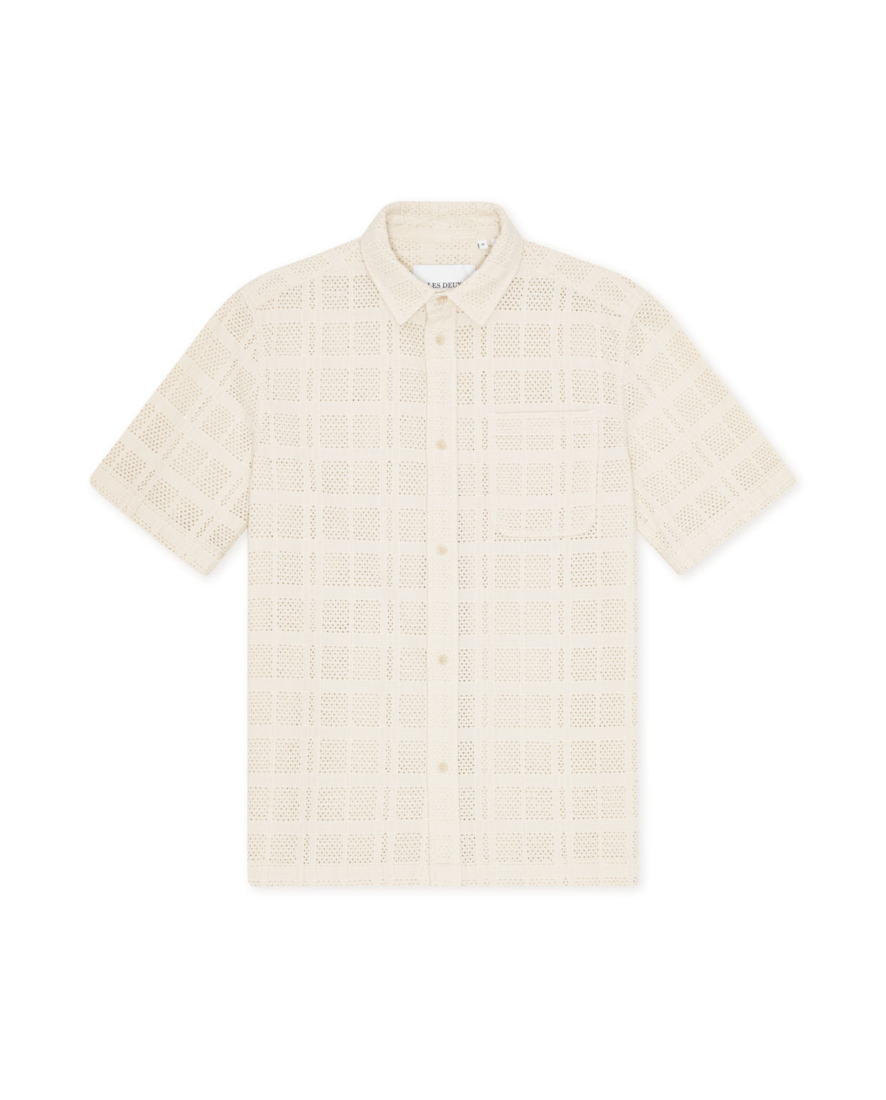Mens Les Deux Ivory Charlie SS Shirt - image 2