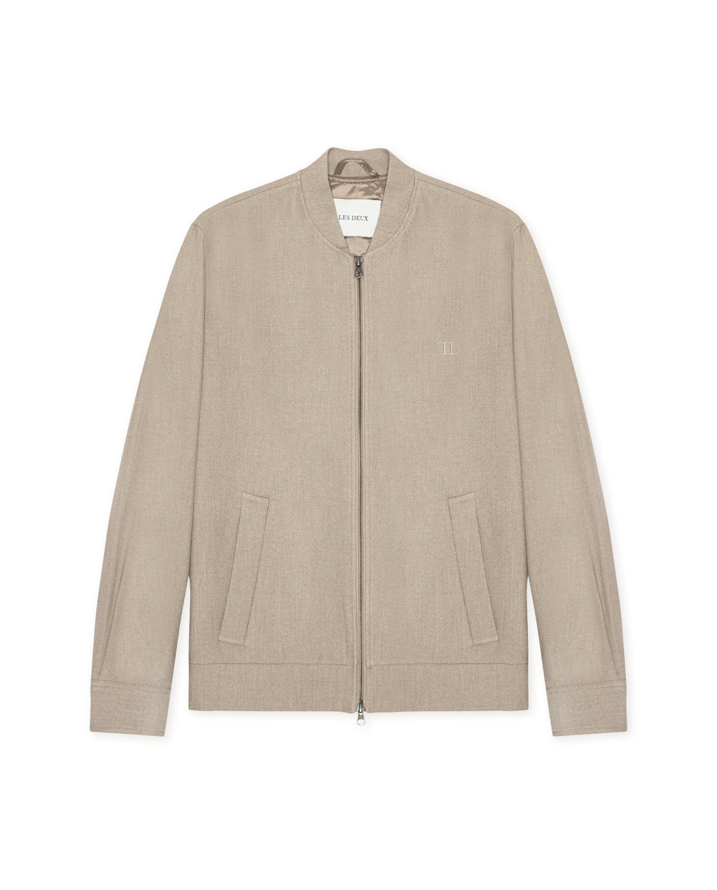 Mens Les Deux Laurel Oak Sand Como Regular Bomber Jacket - image 2