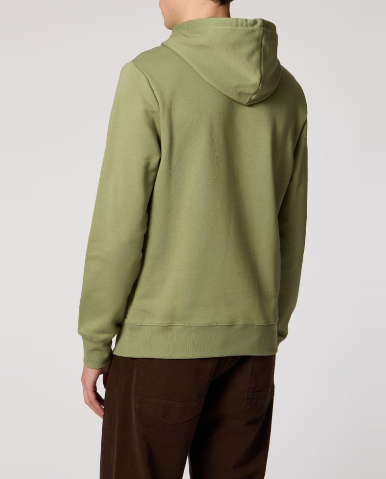 Mens Paul Smith Green Regular Fit Hoody Zebra — view 2