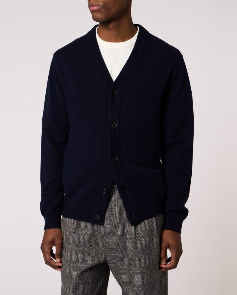 Mens Paul Smith Navy Cardigan Button Thru