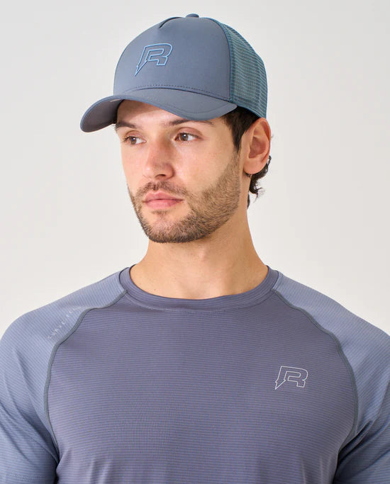 Mens Reprimo NOX Trucker Cap Turbulence Ocean — view 2